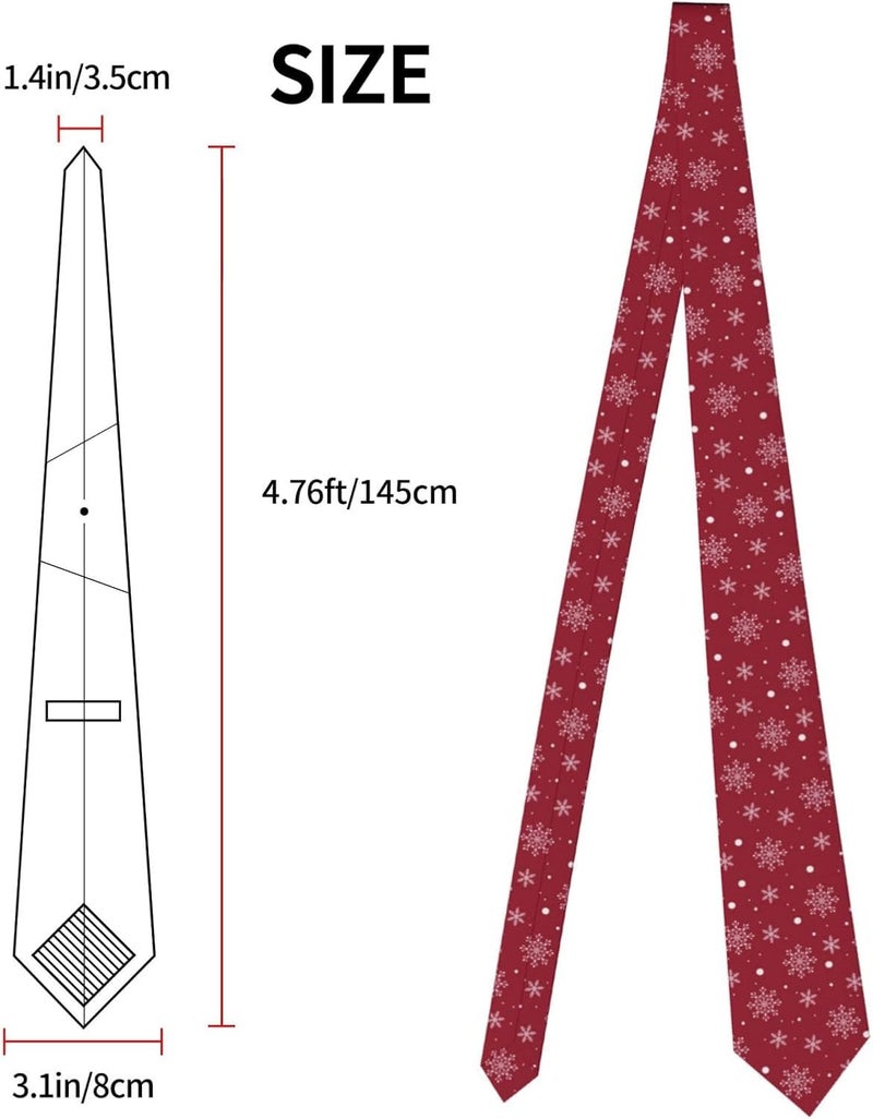 ARESD Men's Tie Funny Neckties Halloween Novelty Ties Formal Party Business Neckties - Image 4